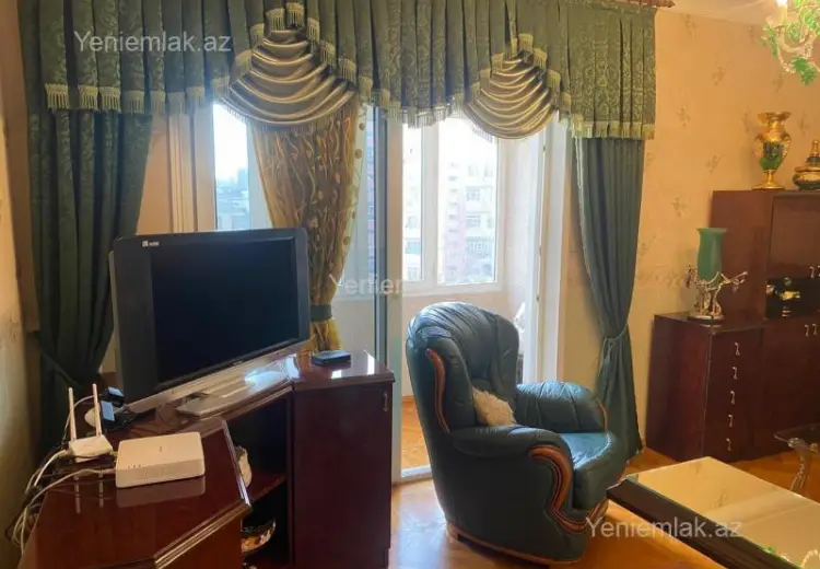 3 otaqlı mənzil Satılır, Binəqədi qəs., Binəqədi, Bakı