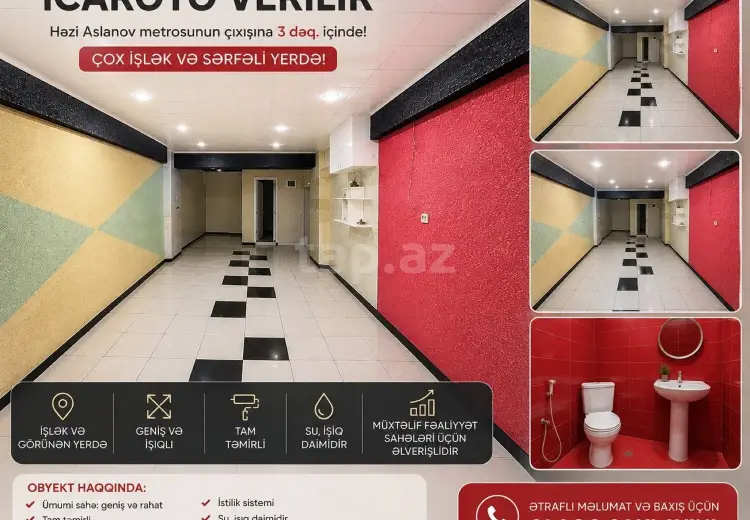 0 m² Obyekt / Ofis , Xətai, Bakı