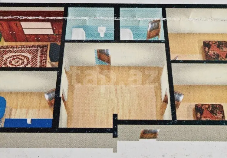3 otaqlı mənzil , Bakı