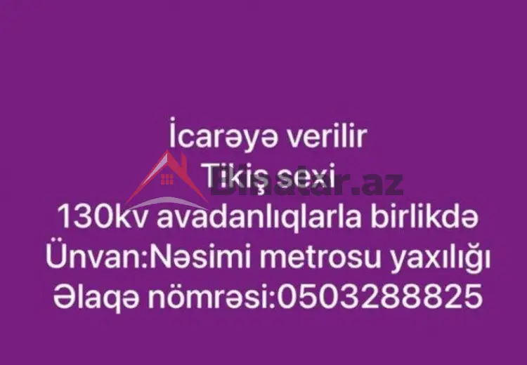 0 m² Obyekt / Ofis Kirayə (aylıq), Bakı