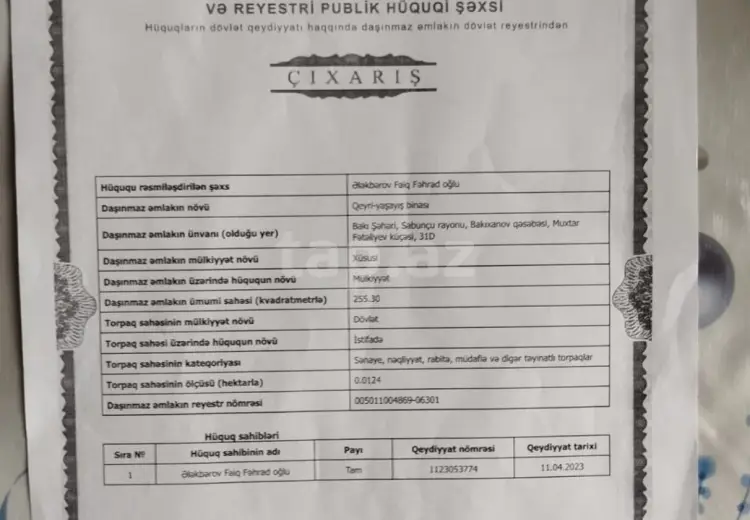 0 m² Obyekt / Ofis , Bakıxanov qəs., Sabunçu, Bakı