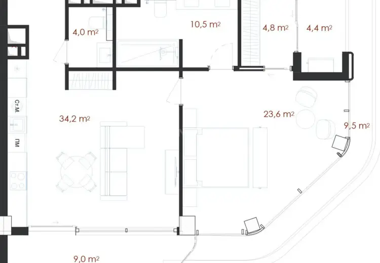 2 otaqlı mənzil Satılır, Nardaran qəs., Sabunçu, Bakı