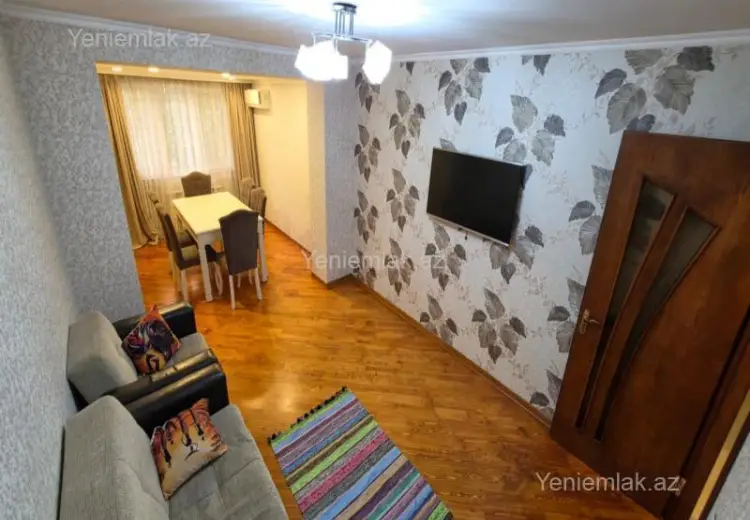 3 otaqlı mənzil Kirayə (aylıq), Nərimanov, Bakı