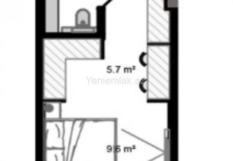 115 000 AZN - 1 otaqlı mənzil Satılır, Nardaran qəs., Sabunçu, Bakı