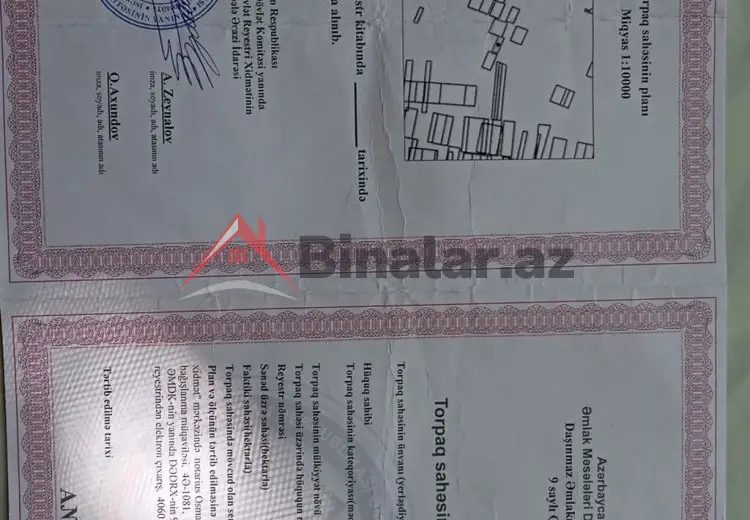 0 sot Torpaq Satılır, Qəbələ