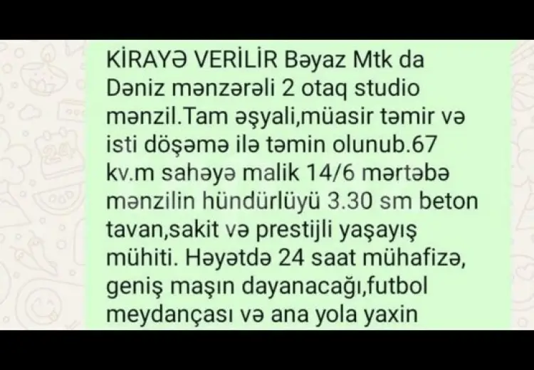 2 otaqlı mənzil , Sumqayıt