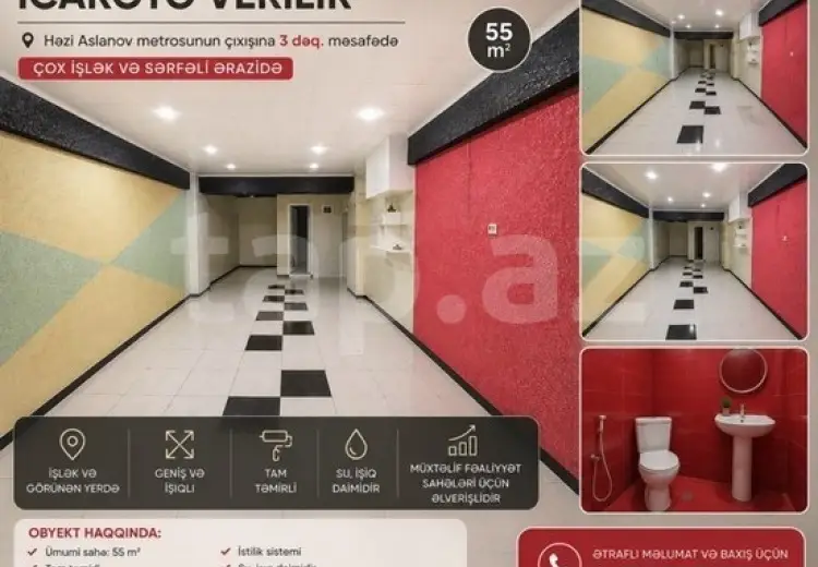 0 m² Obyekt / Ofis , Xətai, Bakı