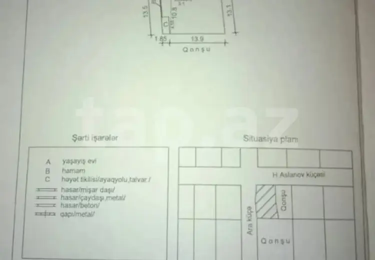 6 otaqlı mənzil , Qusar