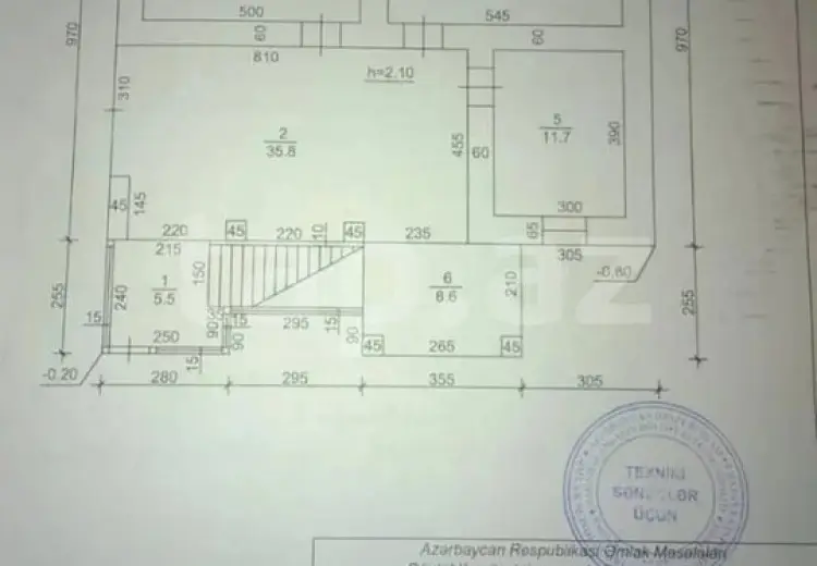 6 otaqlı mənzil , Qusar