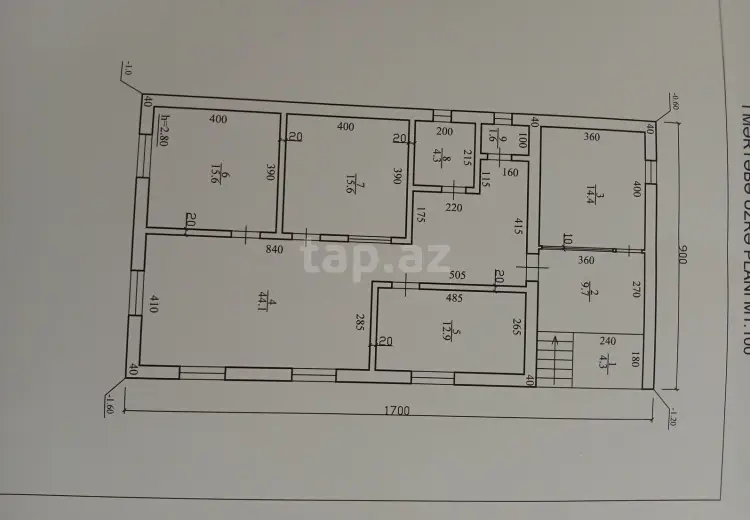 4 otaqlı mənzil , İsmayıllı
