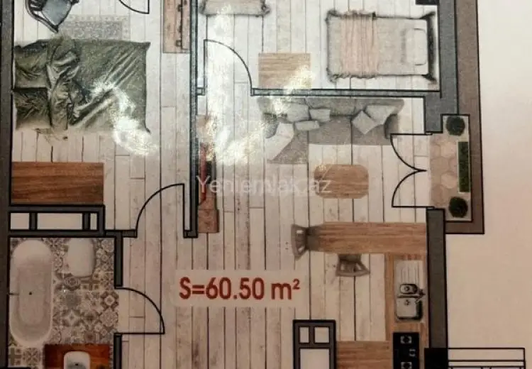 136 125 AZN - 2 otaqlı mənzil Satılır, Bakıxanov qəs., Sabunçu, Bakı