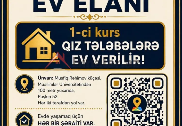 3 otaqlı mənzil Kirayə (aylıq), Mingəçevir