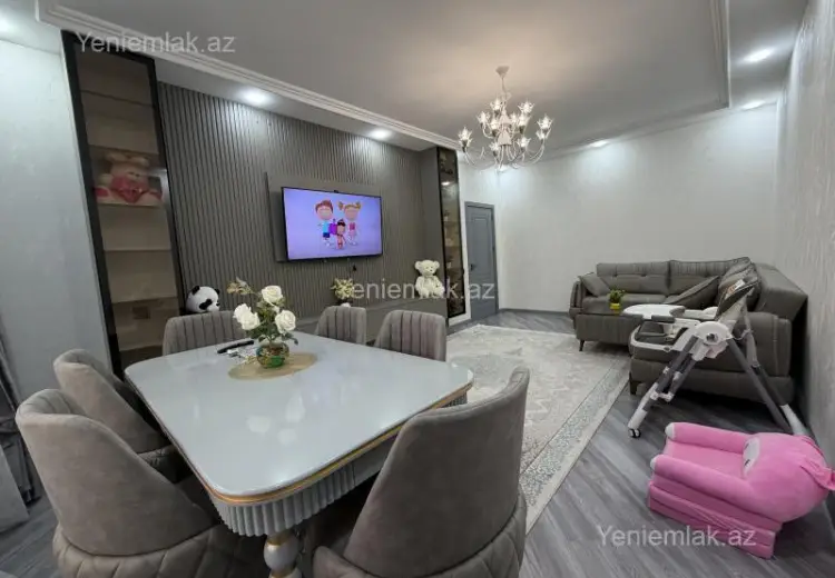 215 000 AZN - 6 otaqlı mənzil Satılır, Savalan qəs., Sabunçu, Bakı