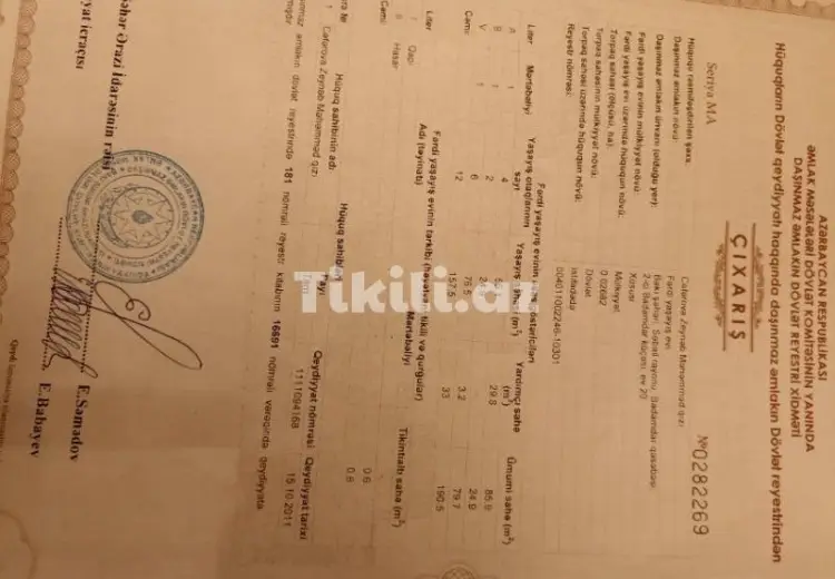 7 otaqlı mənzil Satılır, Badamdar qəs., Səbail, Bakı