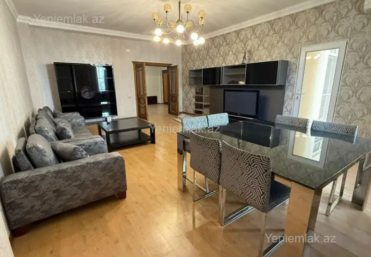 1 300 AZN - 4 otaqlı mənzil Kirayə (aylıq), Nəsimi, Bakı