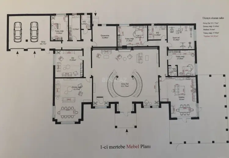 12 otaqlı mənzil Satılır, Bilgəh qəs., Sabunçu, Bakı