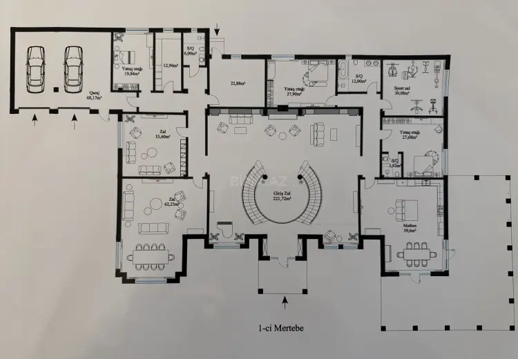 12 otaqlı mənzil Satılır, Bilgəh qəs., Sabunçu, Bakı