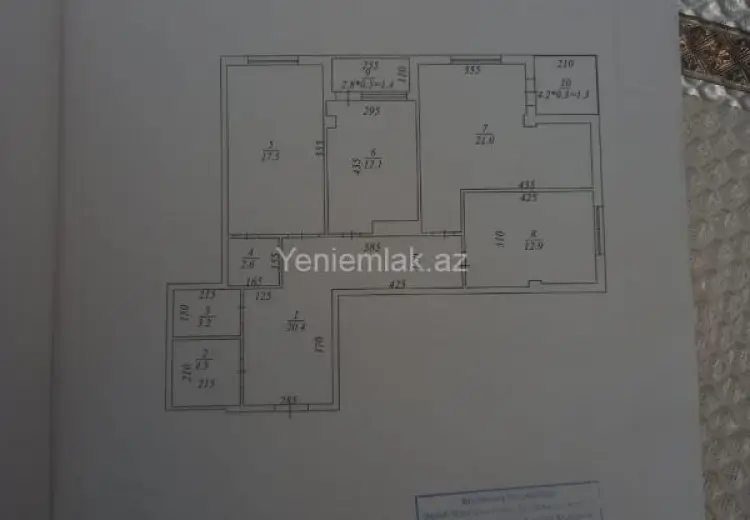 297 000 AZN - 3 otaqlı mənzil Satılır, 8-ci mikrorayon, Binəqədi, Bakı
