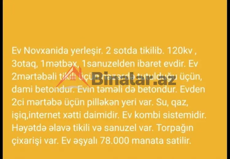 120 m² Obyekt / Ofis Satılır, Bakı