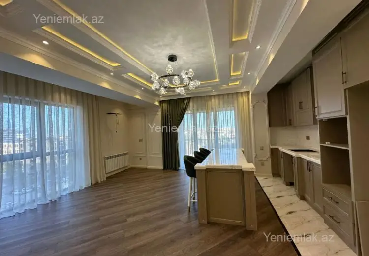 645 000 AZN - 4 otaqlı mənzil Satılır, Ağ şəhər, Xətai, Bakı