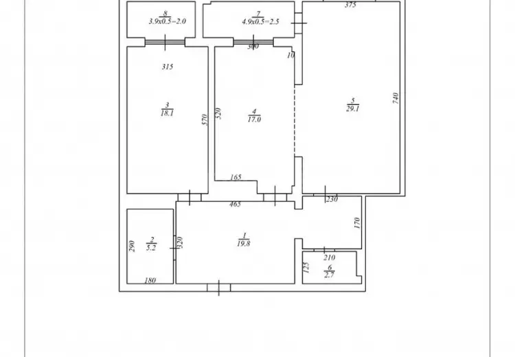 3 otaqlı mənzil Satılır, Yasamal, Bakı