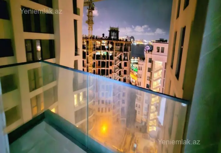 1 200 AZN - 2 otaqlı mənzil Kirayə (aylıq), Bayıl qəs., Səbail, Bakı