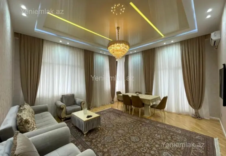 1 500 AZN - 3 otaqlı mənzil Kirayə (aylıq), Səbail, Bakı