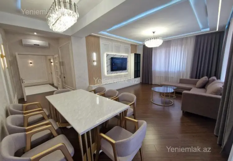 3 000 AZN - 3 otaqlı mənzil Kirayə (aylıq), Ağ şəhər, Xətai, Bakı