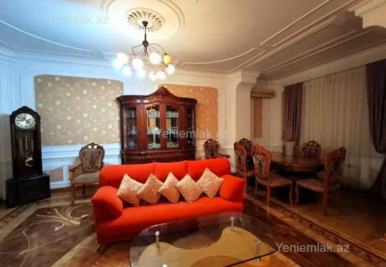 1 200 AZN - 4 otaqlı mənzil Kirayə (aylıq), Nəsimi, Bakı