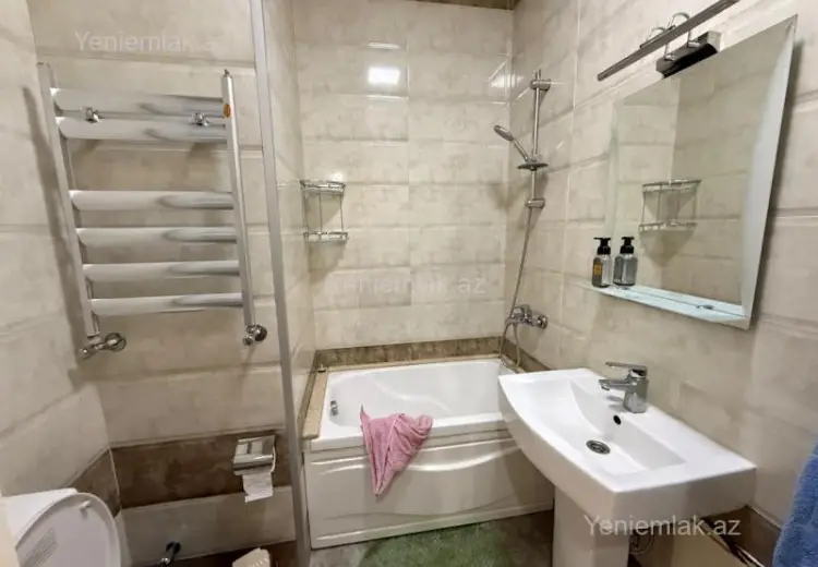 1 100 AZN - 2 otaqlı mənzil Kirayə (aylıq), Ağ şəhər, Xətai, Bakı
