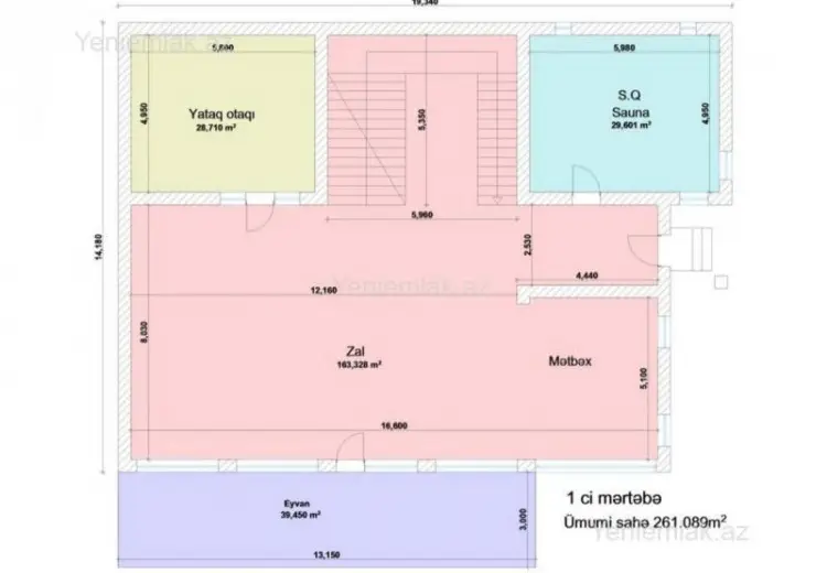 1 600 000 AZN - 9 otaqlı mənzil Satılır, Bayıl qəs., Səbail, Bakı