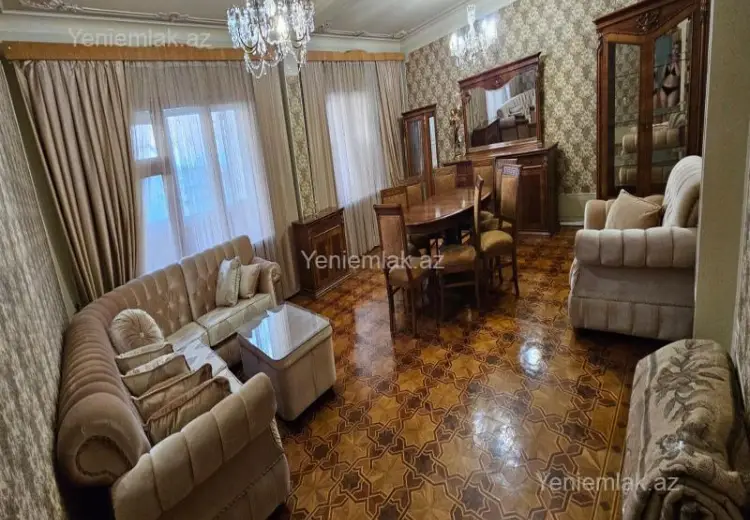1 100 AZN - 4 otaqlı mənzil Kirayə (aylıq), Nəsimi, Bakı