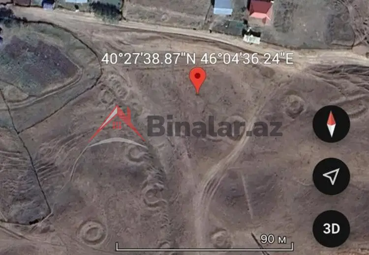 3 600 AZN - 0 sot Torpaq Satılır, Daşkəsən