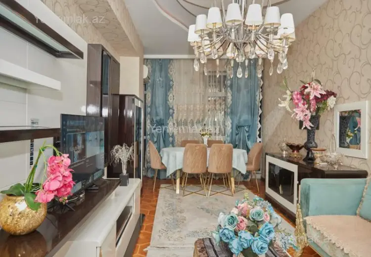 1 200 AZN - 3 otaqlı mənzil Kirayə (aylıq), Ağ şəhər, Xətai, Bakı