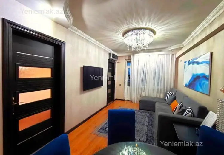 1 000 AZN - 3 otaqlı mənzil Kirayə (aylıq), Montin qəs., Nərimanov, Bakı
