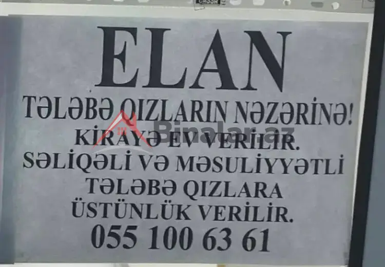 120 AZN - 7 otaqlı mənzil Kirayə (aylıq), Mingəçevir