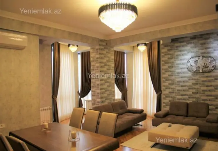1 500 AZN - 3 otaqlı mənzil Kirayə (aylıq), Nəsimi, Bakı