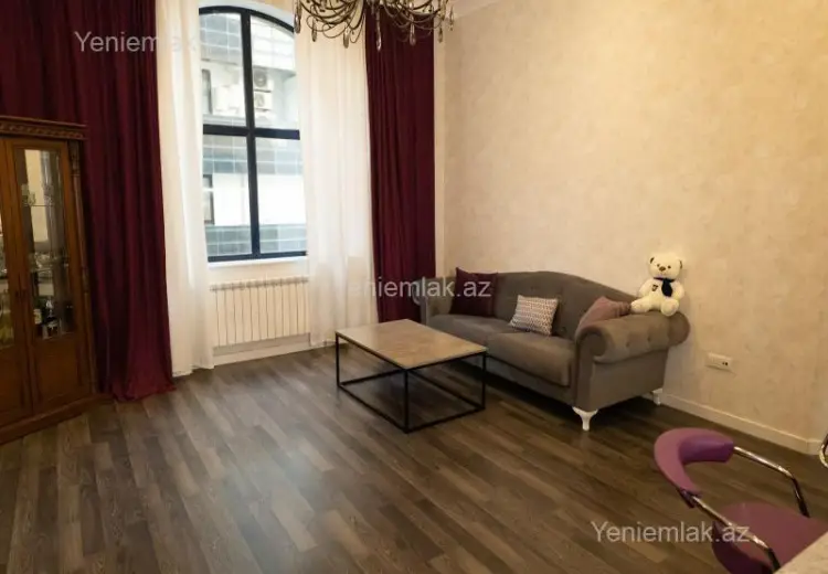 1 200 AZN - 2 otaqlı mənzil Kirayə (aylıq), Nizami, Bakı