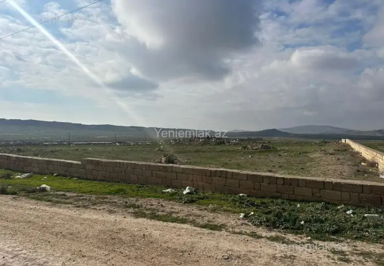 350 000 AZN - 100 sot Torpaq Satılır, Qobu, Abşeron