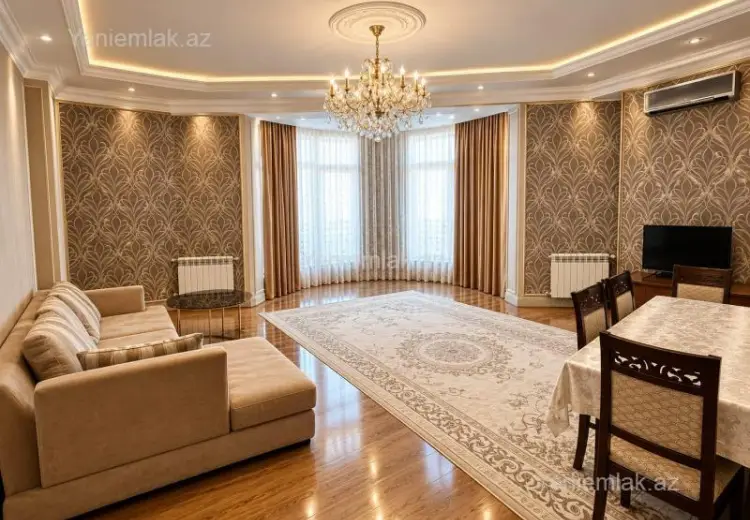 1 400 AZN - 3 otaqlı mənzil Kirayə (aylıq), Nəsimi, Bakı