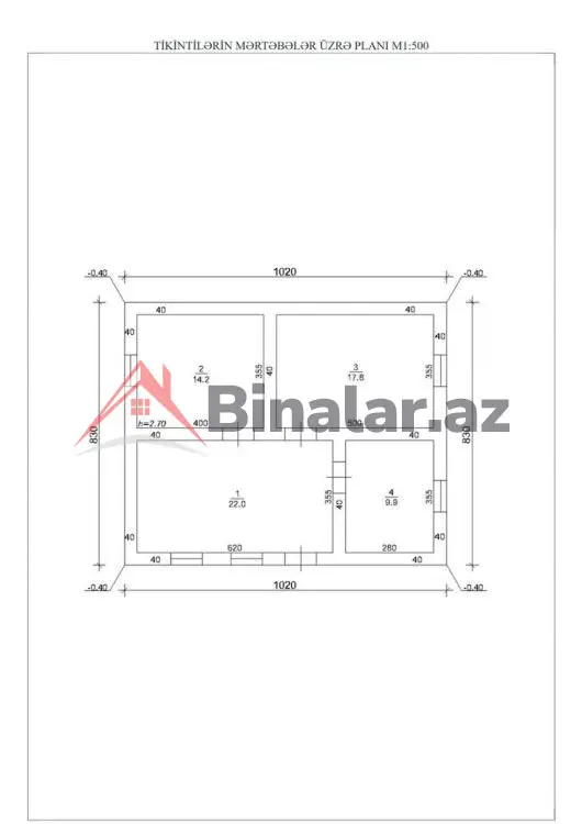 40 000 AZN - 4 otaqlı mənzil Satılır, Quba