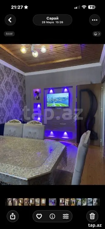 70 000 AZN - 3 otaqlı mənzil , Saray, Abşeron