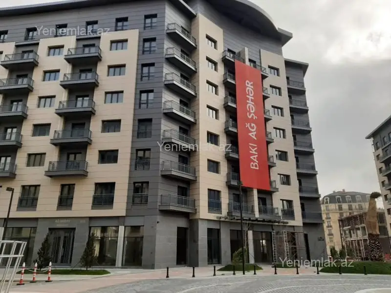 543 000 AZN - 3 otaqlı mənzil Satılır, Ağ şəhər, Xətai, Bakı