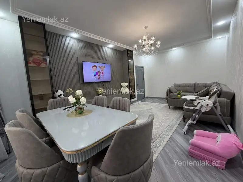 215 000 AZN - 6 otaqlı mənzil Satılır, Savalan qəs., Sabunçu, Bakı