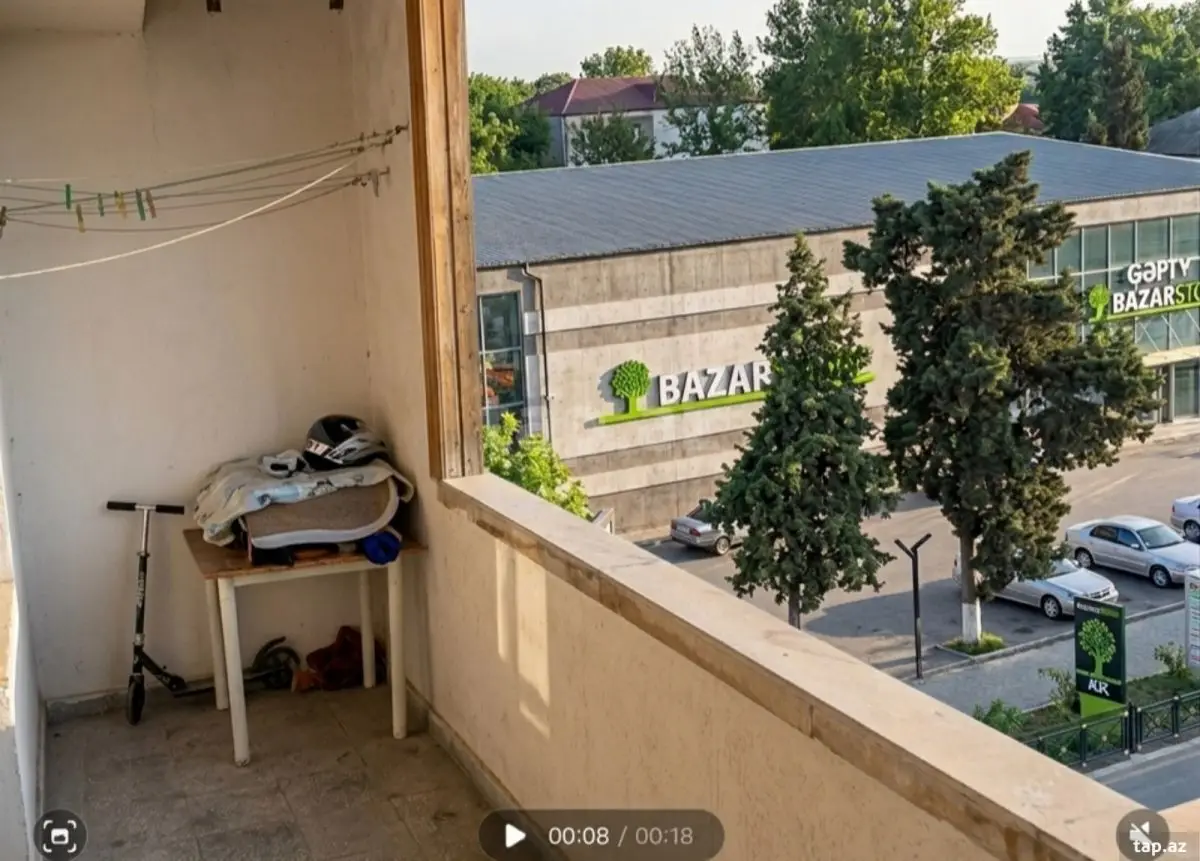 400 AZN - 3 otaqlı mənzil Kirayə (aylıq), Qazax