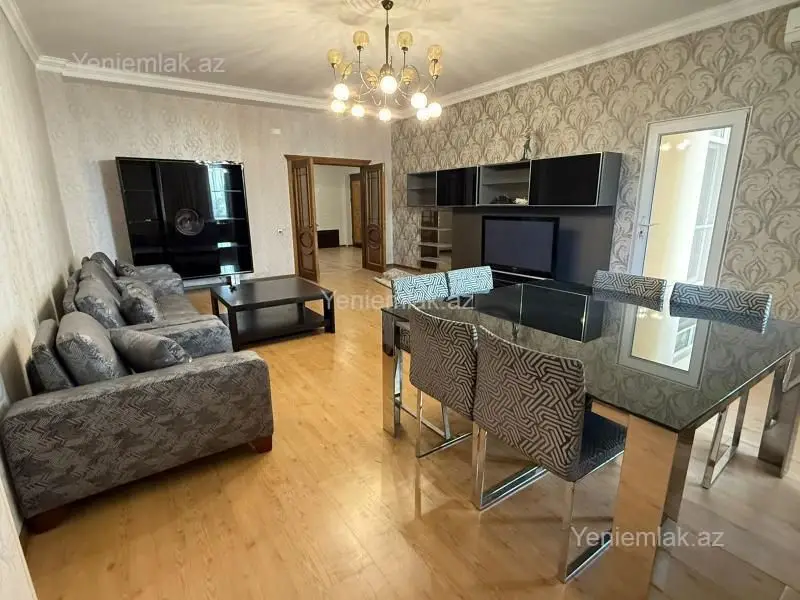 1 300 AZN - 4 otaqlı mənzil Kirayə (aylıq), Nəsimi, Bakı