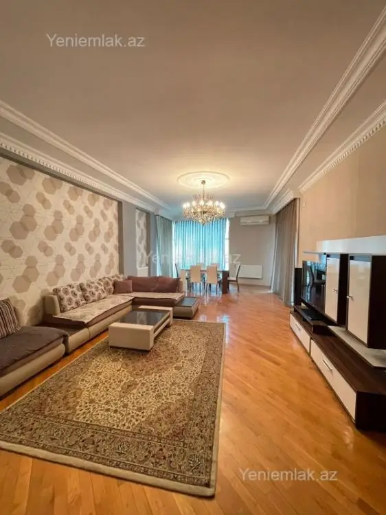 1 500 AZN - 4 otaqlı mənzil Kirayə (aylıq), Nəsimi, Bakı