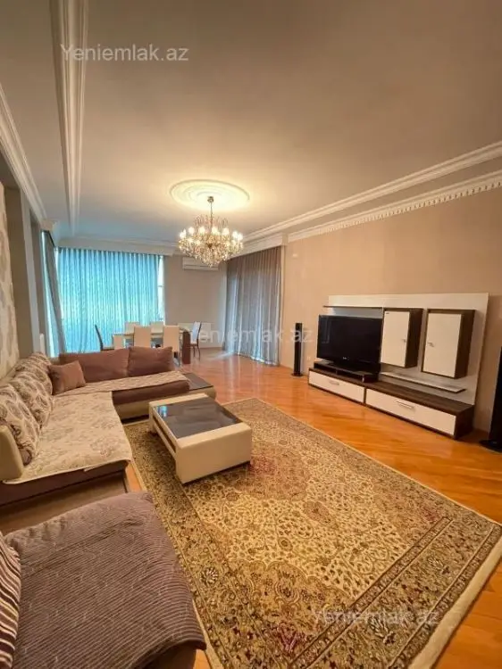 1 500 AZN - 4 otaqlı mənzil Kirayə (aylıq), Nəsimi, Bakı
