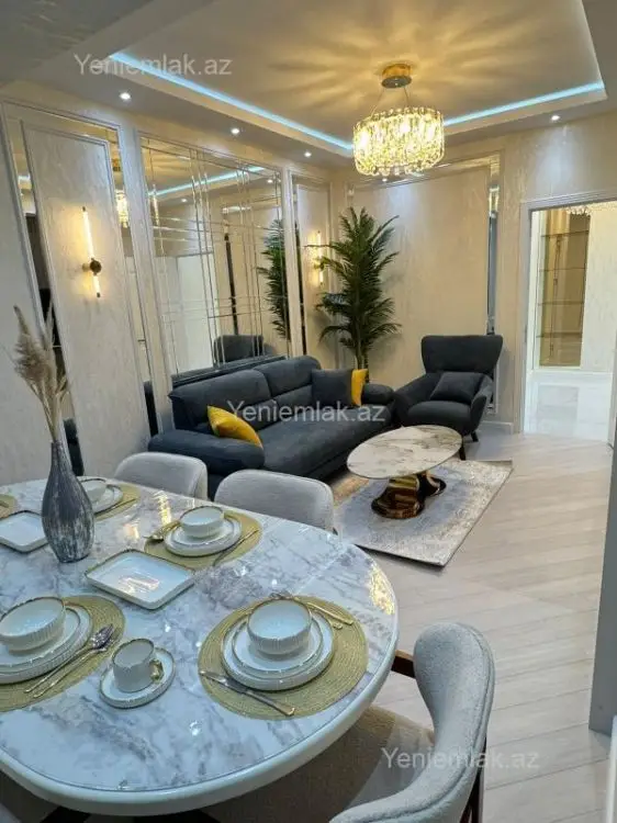 1 200 AZN - 2 otaqlı mənzil Kirayə (aylıq), Nərimanov, Bakı