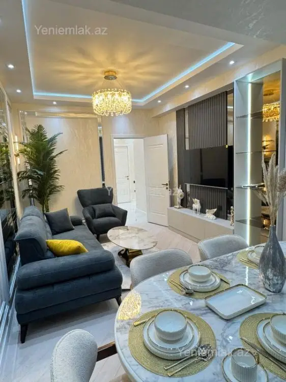 1 100 AZN - 2 otaqlı mənzil Kirayə (aylıq), Nərimanov, Bakı